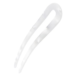 France Luxe Skinny Flex Chignon Hair Pin, Nacro White