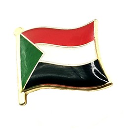 Sudan Sudanese Africa African Metal Country Flag Pin Badge