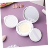 FOMIYES Stylish Round Foundation Cushion Case 2 Empty Secure Compact