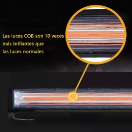 PUNKZZ Barra Torreta Estrobo Codigo Leds Cob Policia 35 PuLG 60w