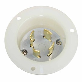 Superior Electric YGF173 Twist Lock Flange Plug 3-Pole 4-Wire 30A 250V NEMA L15-30P (2 Pack)