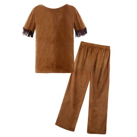 ReliBeauty Thanksgiving Costume Boys Kids Dress Outfit,9-10/150