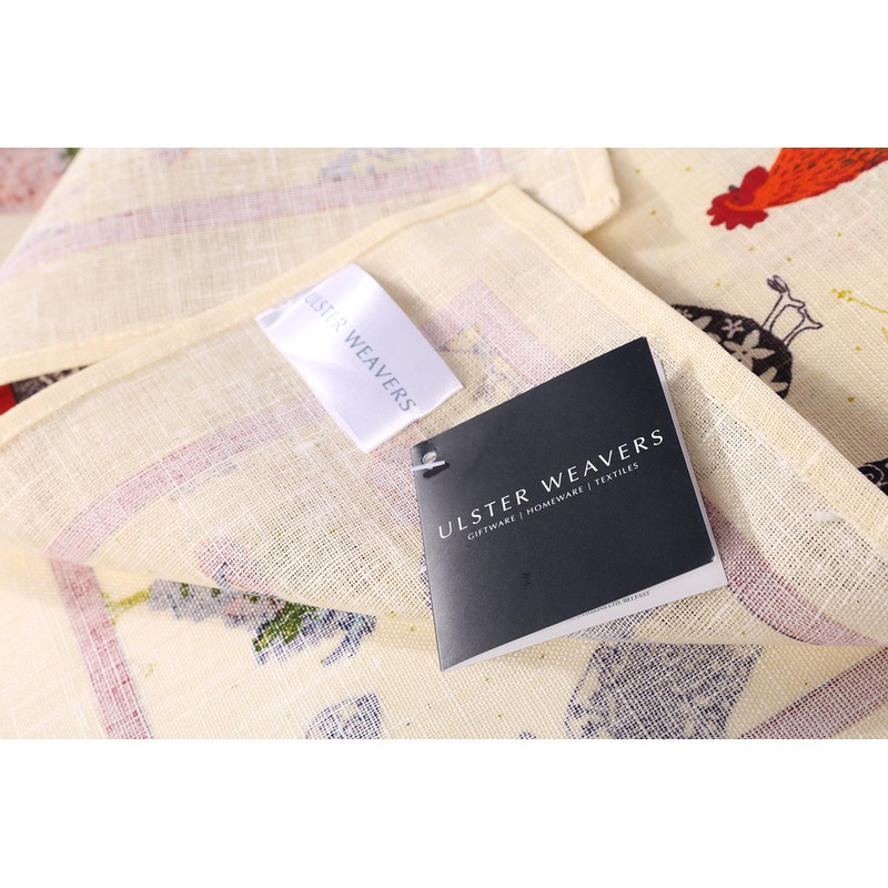 Rooster Linen Tea Towel