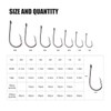 Dingbear 50PCS Carp Fish Hook Fishing Hooks