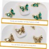 Healeved 40pcs Rhinestones Nail Charms Manicure Decorations for Nail Art