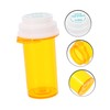 Beavorty 10Pcs Small Pill Bottles with Caps Reusable Medication Vial