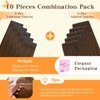 TESSHAIR Injected Tape in Hair Extensions Human Hair 10 Pcs