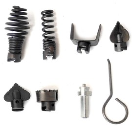 riin Drill Bits, Shank and Joint Breaker for DIY Plumbing Drain Auger Cleaning Tool Spring Cable
