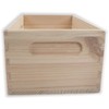 Wooden Open Crate Box 25 x 16 x 11 cm