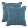 Throw Pillow Cases CaliTime Pack of 2 Cotton Thread Stitching
