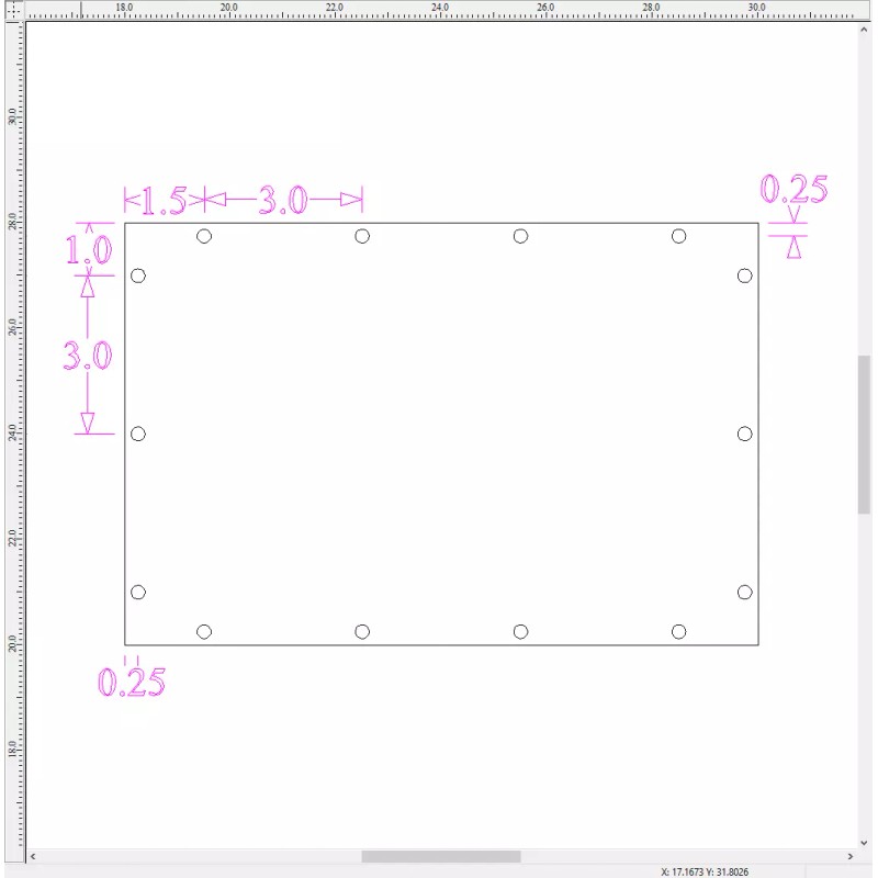 Skar Audio Blank 12” X 8” Plexiglass Viewing Window 3/4"