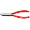 Knipex Flat Nose Grozing Pliers black atramentized, plastic coated 160