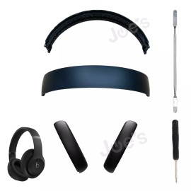 Beats by Dr. Dre Original OEM Headband + Ear Pad Replacement Beats Studio Pro Wireless Year 2023 - Black