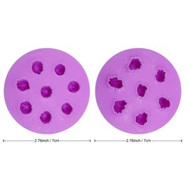 Blueberry Fondant Molds 15-Cavity Fruit Silicone Molds for Gummy Cookie Pastry Cupcake Topper Decorating Sugar Craft Gum Paste