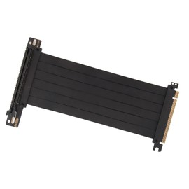 Serounder PCIe 3.0 x16 GPU Riser Cable, 90 Degree Angle Flexible PCIE 3.0 GPU Extension Cable Vertical Mount Extender Port Adapter Compatible with RTX 4090 RTX 4080 RTX 4070 RX 7900 7800