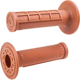 ODI H01RFGR MX Single-Ply Half Waffle Grips - Gum