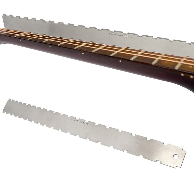 Electric Guitar Neck Fretboard Notched Straight Edge and Fret Rocker