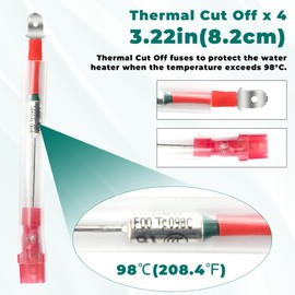 Thermal Cut Off Replacement for Atwood 93866 91447 RV Water Heaters with ECO Thermostat Assembly Kit, Dometic Thermal Cutoff Fuse Fit GC6AA-10E Atwood Water Heater, 9 Pack by TOMOON