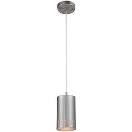 Westinghouse 6101200 Phelps One-Light Indoor Mini Pendant, Brushed Nickel