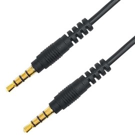 Lumen 3.5mm 4 Pole Audio Cable 1m Stereo Mini Plug LAV-4AS10