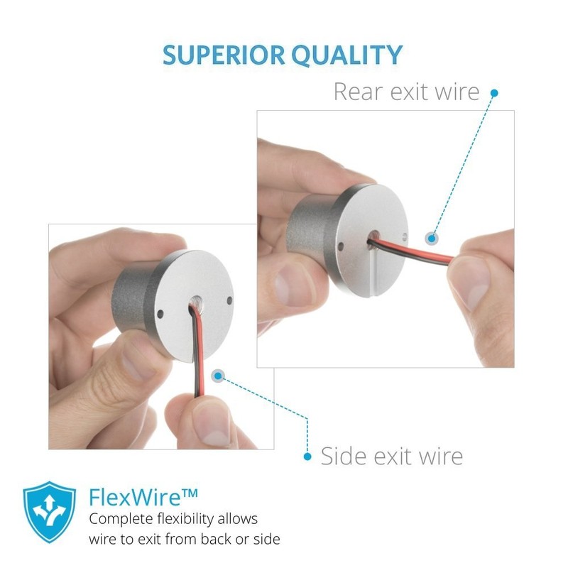 Oznium High Intensity LED Spotlight (Silver Housing, Neutral White LED)