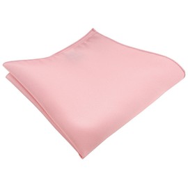 TigerTie Satin handkerchief in pink all-one-color - cloth Polyester Cavalier cloth Pochette handkerchief