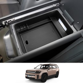 CDEFG Fit for 2024 2025 2026 Hyundai Santa Fe Center Console Organizer Tray for 2024 2025 2026 Santa Fe SE SEL Limited XRT Calligraphy Accessories Middle Console Cubby Organizer Storage Box