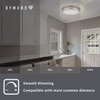 DYMOND LED Ceiling Light Fixture Flush Mount 4000K Natural Daylight