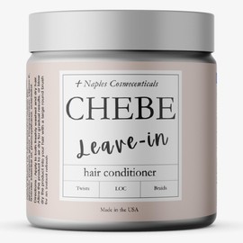 Naples Cosmeceuticals Chebe Leave In Hair Conditioner for Hair Growth Thickening Strengthening Pre Braid LOC Twist with Chebe Butter Chebe Oil Tames Frizz and Edges made in USA