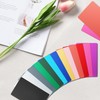 Thick Multi-Colors Aluminum Metal Business Cards Anodized aluminum 86 X