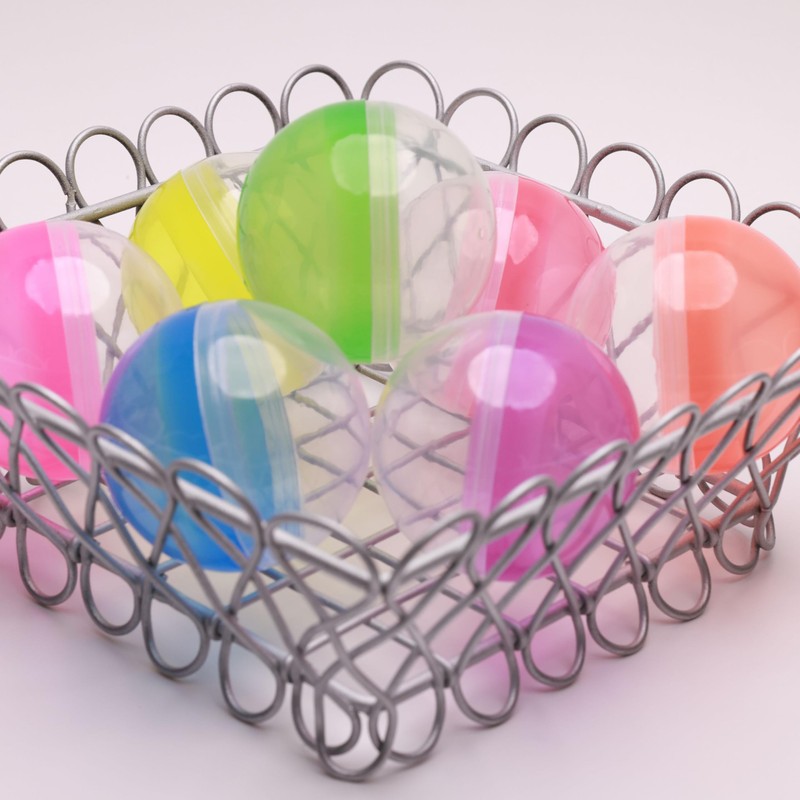 Capsule Vending Machine Semitransparent Round Capsules Empty 25 pcs 2.6