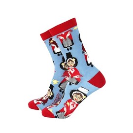 Smiling Faces MAKING SMILES SINCE 2001 Sock Therapy Bamboo Breathable Women's Socks - Welsh Lady