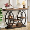 Tribesigns 39.4" Console Table, Industrial 4-Tier Sofa Table Entryway Table