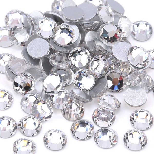 7200pcs Flatback Crystal Rhinestones Half Round Glue Fix Rhinestone for