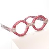 Fashion Rhinestone bling Reading Glasses for Women Retro Round Reader