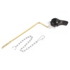 sourcing map 1Set Side Mount Universal Toilet Handle Replacement Kit
