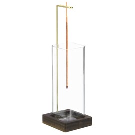 uxcell Incense Holder, Modern Incense Burner with Removable Glass Ashes Catcher, Incense Sticks Holder for Room Decor Yoga Meditation