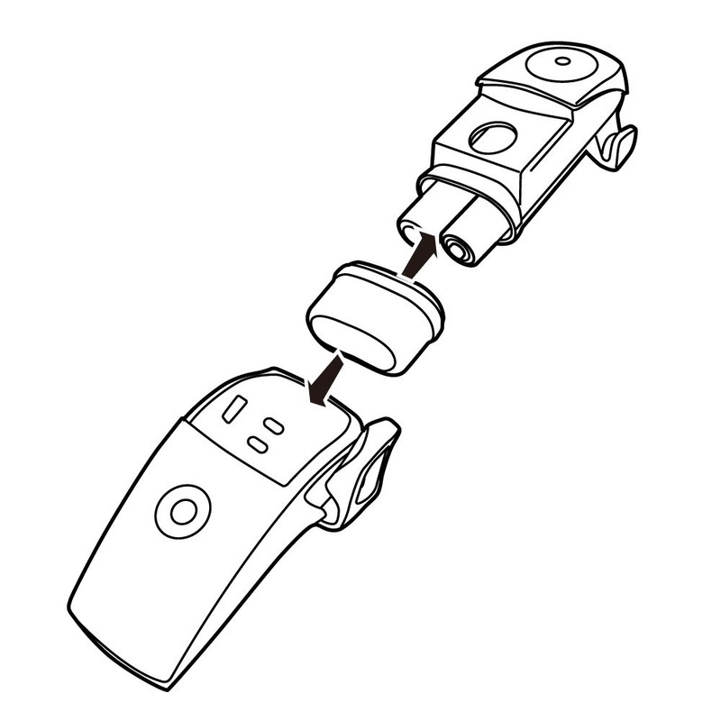 Knog Boomer Hi Power 1 LED Rear Light - Pink