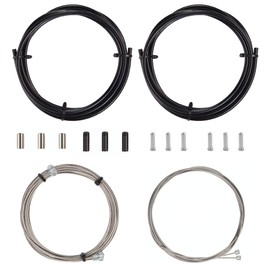 Vitel Cycles Bike Brake and Shift/Gear Cable set Black