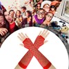 Fishnet Gloves, Mesh Gloves Fingerless for Women, 80s Outfit Woman,