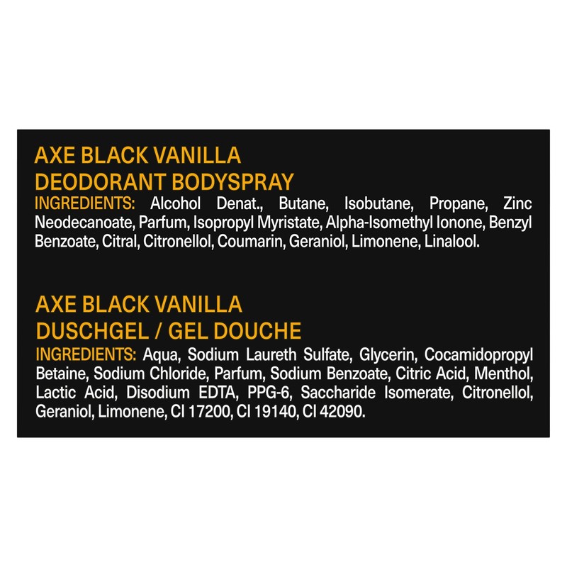 Axe Fine Fragrance Collection - Set regalo "Black Vanilla" con