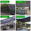 Yeson 5'10''x100ft - 60% Shade Cloth Roll, Black Sunblock Mesh