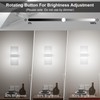 ChangM Modern Wall Sconces Set of Two, 12W Acrylic Led