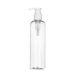 Gitabrand 화장품용기 아웃스프링 디스펜서 백색펌프 24pai PR300ml투명용기 Cosmetic Container Outspring Dispenser White Pump 24pai PR300ml Transparent Container [Single item]