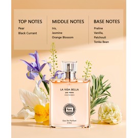 Hybrid & Company La Vida Bella Perfume for Women – Graceful Natural Spray with a Sophisticated Aroma, 3.4 Fl Oz