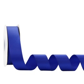 DINDOSAL Royal Blue Ribbon 1 Inch Double Face Satin Ribbon Cobalt Blue Ribbon for Gift Wrapping Bridal Bouquet Ribbon for Crafts, Wedding Decor, Baby Shower, Party Decoration, Christmas - 25Yards