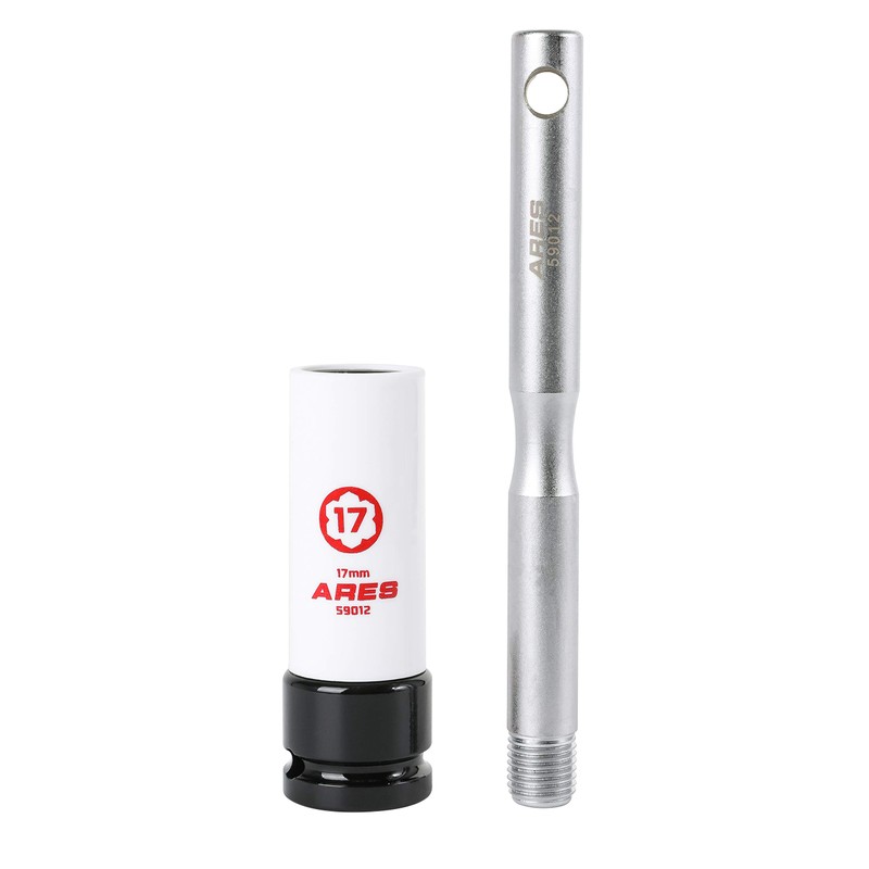ARES 59012-17mm Non Marring Convex Lug Nut Socket - M14x1.5