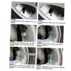 Gatuida Car Tyre Pressure Monitor Stem Caps Tyre Pressure Gauge