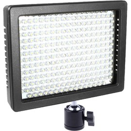 100W Rechargeable LED Video Light Compatible with Sony Handycam HDR-SR11 – 160 LED Panel, Dimmable 5600K–3200K, 900 Lux, Battery & Rapid Charger Included – Lightweight On-Camera Lighting Kit