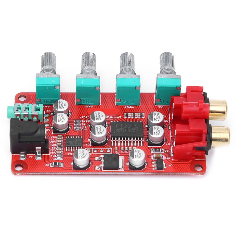 PT2315E Audio Processor Board Tone Adjustment Module Potentiometer Fixed High